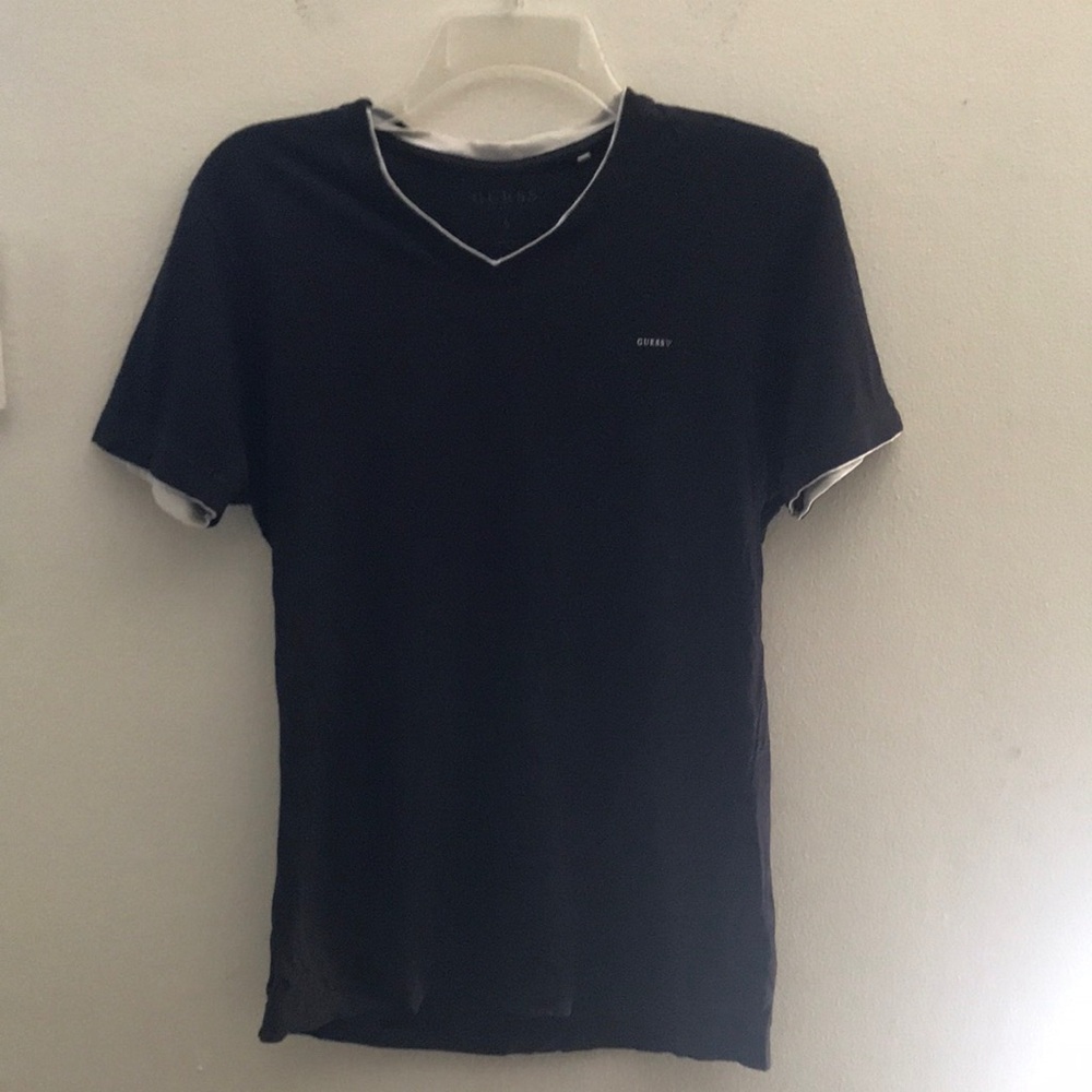 Guess Men's Black T-Shirt